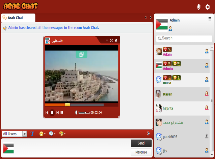arab chat room online